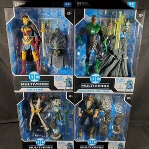 DC Multiverse - Frost King Complete BAF Wave - Batman Figure Lot - McFarlane